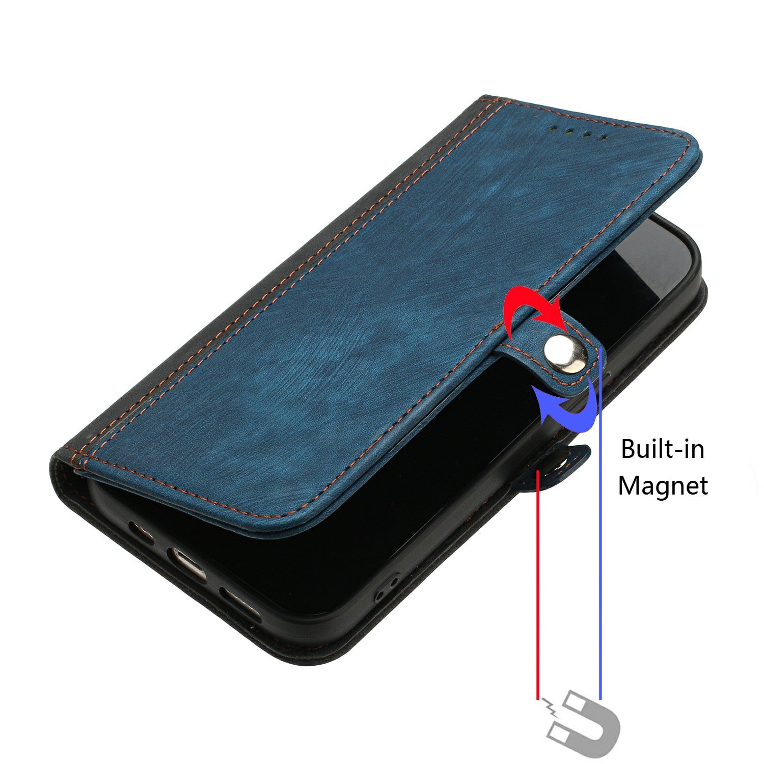 YX0020 For Xiaomi Redmi Note 13 Pro 4G / Poco M6 Pro 4G Case PU Leather Double Magnetic Clasp Phone Cover YX0020 For Xiaomi Redmi Note 13 Pro 4G / Poco M6 Pro 4G Case PU Leather Double Magnetic Clasp Phone Cover